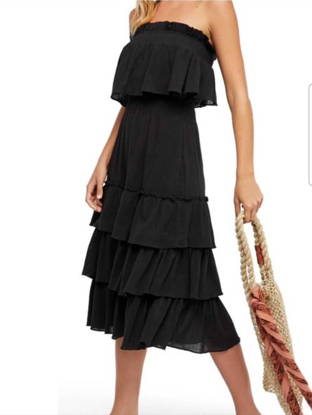 Free People Sea Breeze Ruffled Set Size XS